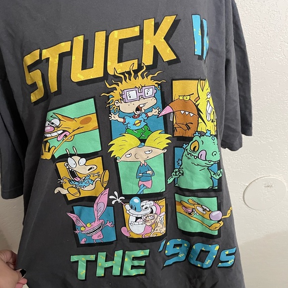 Nickelodeon Mens T shirt “Stuck in the 90s” - Picture 2 of 5